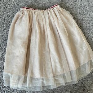 Girls H&M Cream Tulle Skirt - size 6